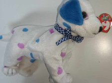 Ty Beanie Babies Dizzy The Dalmation With Coloured Ears With Tag free uk post