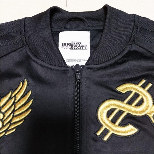 adidas originals × JEREMY SCOTT WING DOLLAR TRACK TOP PANTS Men's size M set up - Picture 5 of 20