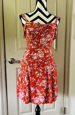 ASTR The Label Red Floral Sundress Womens Size M
