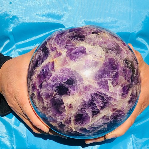 10,2 Pfund natürliche verträumte Amethyst Kugel Quarz Kristall Kugel Kristall Heilung 2738 - Bild 6 von 18