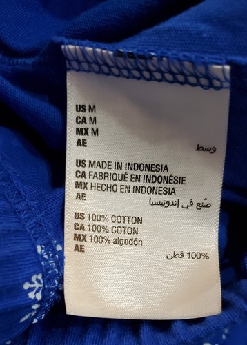 Charter Club 100% Cotton Pajama Pants in Blue Snowflake Medium - Picture 4 of 5