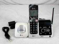 AT T Cordless Phone Handset With Answering System Charging Dock  Power Adapter
