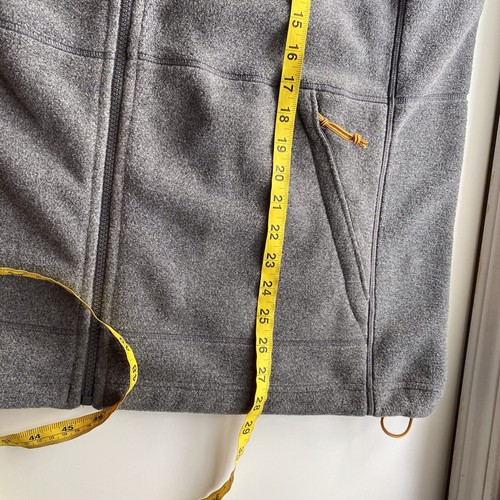 L.L. Bean Vest Mens XXL 2X Grey Mountain Classic Fleece Full Zip Gorpcore Pocket - Picture 11 of 12