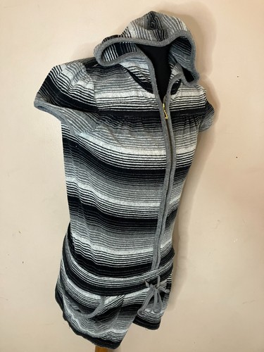 Vintage Juicy Couture Jacke Hoodie Reißverschluss Kurzarm Cover Damen Gr. S Small