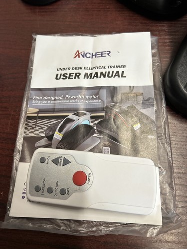 Ancheer Under Desk Elliptical Machine 3 Programs W/Remote New In Box - Picture 2 of 8