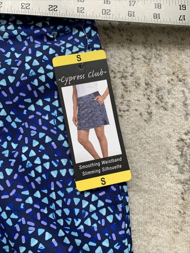 cypress club skort blau geometrisch neu mit Etikett Gr. Small - Bild 6 von 9