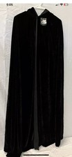 Hyde and Eek Black Velvet Cloak Cape Halloween Costume - New with Tags
