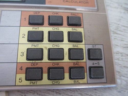 CALCULADORA DE CHEQUERA CASIO CB-100 VINTAGE - Imagen 2 de 4