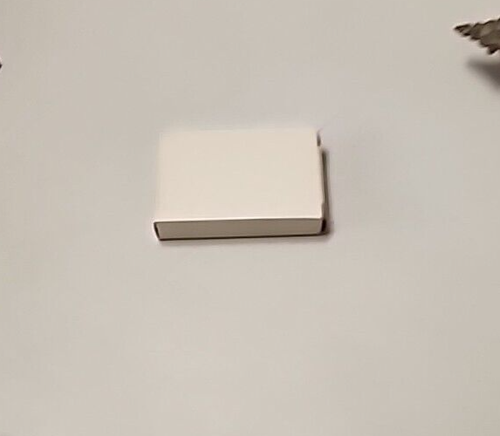 NOS Vintage SOLID BRASS Business Card Holder with Felt Bag - Picture 5 of 8