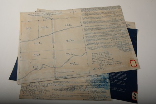 Beaty Subdivision Ass't Vintage Blue Print Map (N5R) Stockton (JSF6) San Joaquin - Bild 1 von 8