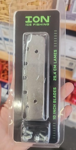 ION 10" NEW OEM REPLACEMENT ICE AUGER BLADES # 24508 ice Fishing ice auger - Picture 1 of 6