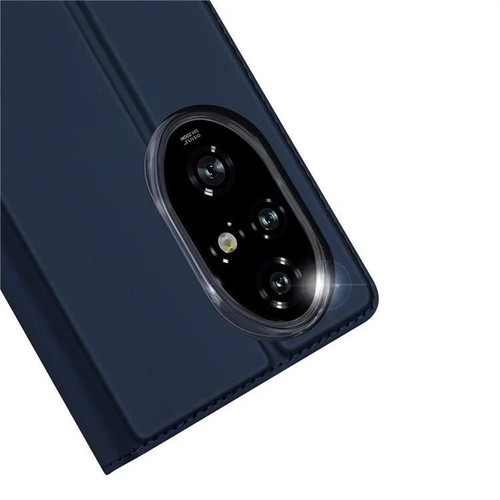 DUX DUCIS Skin Pro Imitación Cuero Billetera Estuche Abatible para Honor 200 Pro - Azul - Imagen 6 de 10
