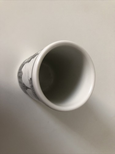 Altenkunstadt GERMANY SHOT GLASS Black~White~Alte University - Picture 5 of 5