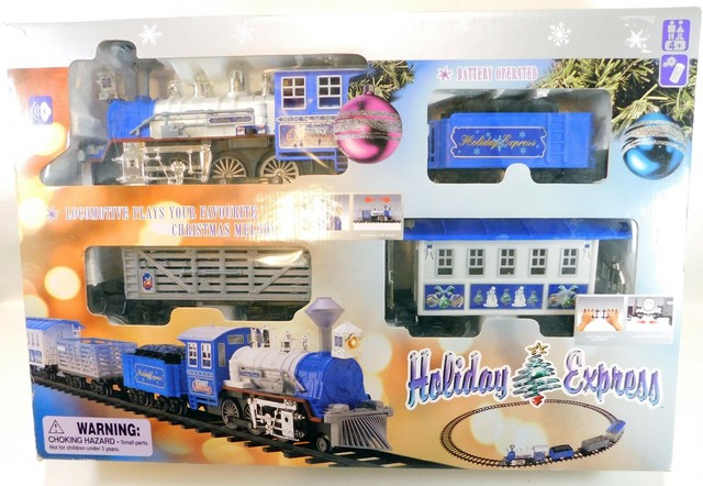 animated musical holiday express train