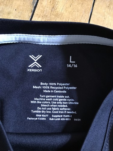 Xersion Youth Large Long Sleeve Tee NWT - Picture 5 of 5