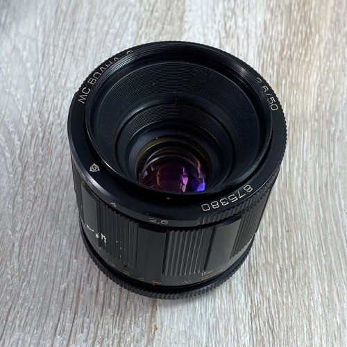 MC VOLNA-9 50mm f/2.8 Macro lens Tessar Copy SLR lens - Picture 10 of 20