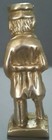 Vintage Solid Brass Peg Leg Sea Captain Figurine — photo 3
