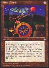 MTG magic cards 1x Time Bomb Ice Age Light Play, English