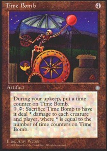 MTG magic cards 1x Time Bomb Ice Age Light Play, English - Picture 1 of 1