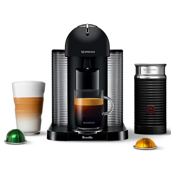 NEW Nespresso Vertuo Coffee and Espresso Maker by Breville, Matte Black - Image 2 of 4
