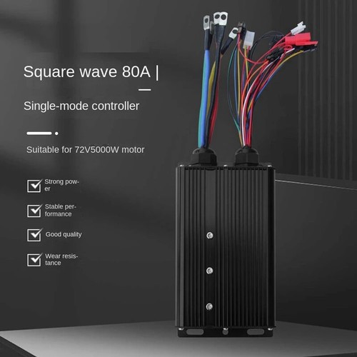 E-Bike Square Wave Controller 48-72V 80A 5000W +S900 /UKC1 Display Kits SM Plug - Bild 3 von 30