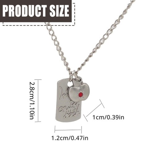 Love and Deep Space Necklace Cartoon Character Caleb Neck Chain with Crystal - Picture 8 of 8