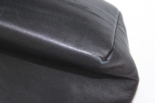 Max Mara Black Leather Vintage Tote / Shoulder Bag Made in Italy - Picture 10 of 12