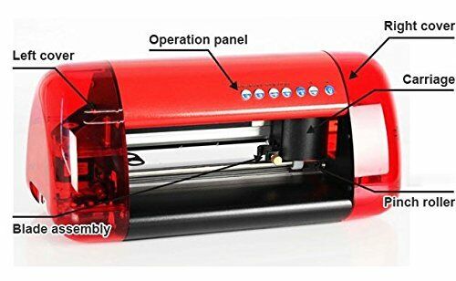 A3 Schild Vinyl Cutter Plotter Maschine mit Kontur Schnitt Funktionskarte Aufkleber Schnitt - Bild 8 von 12