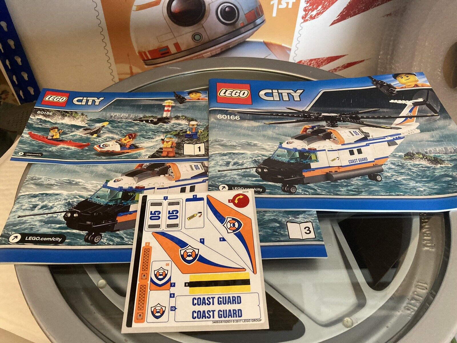 City 60166 2017 Helicopter Instructions And Sticker Sheet VGC | eBay