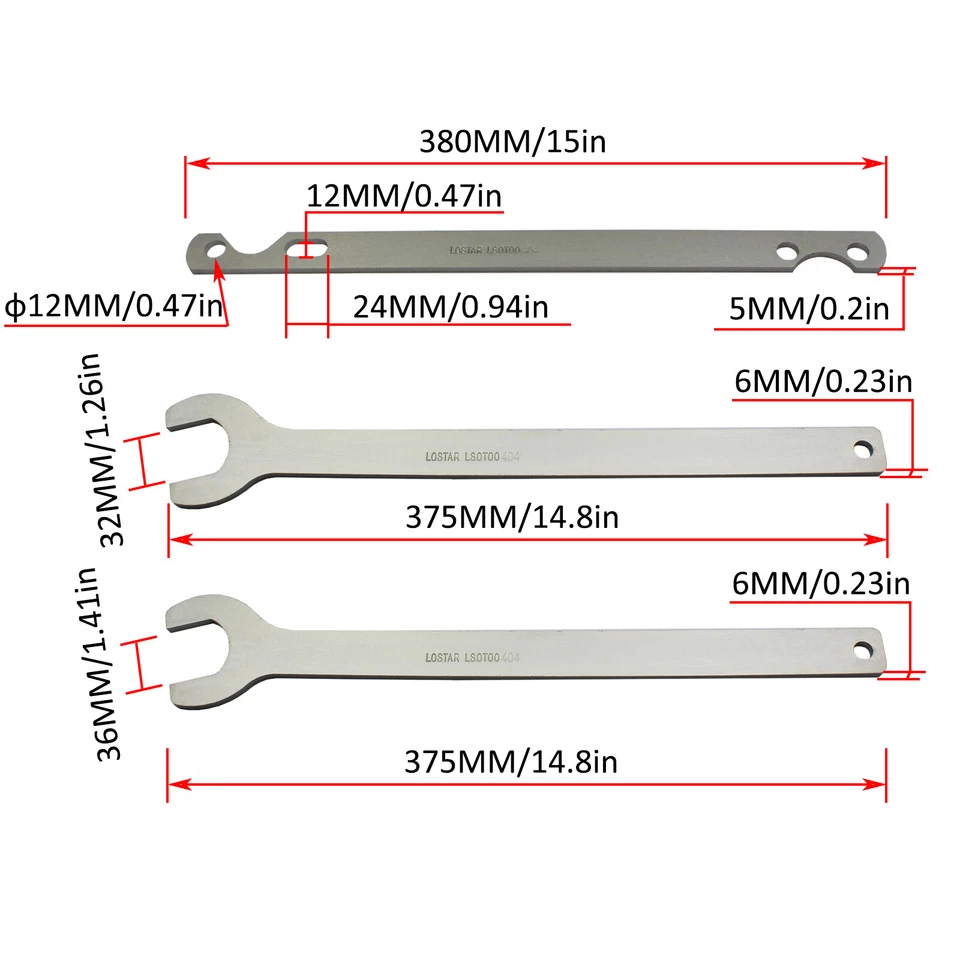 Lüfter Kupplungsmutter Schraubenschlüssel Wasserpumpe Entfernung BMW 36mm+32mm - Bild 2 von 3