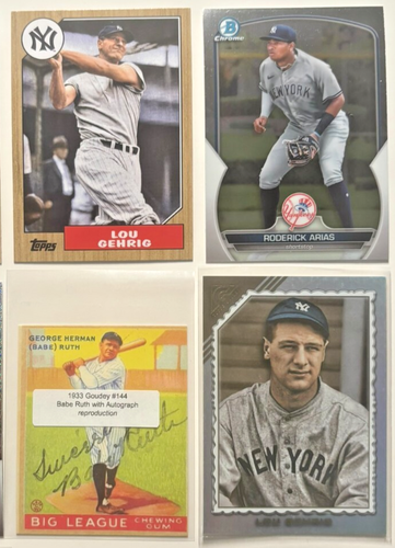 (16x) New York Yankees Rookie/Legend/Prospect Lot - Gehrig/Judge/Jeter/Jones++ - Picture 3 of 6