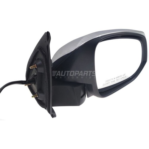 New LH & RH Power Mirror Manual Folding Heated Chrome Fits 2016-23 Toyota Tacoma - Picture 4 of 7