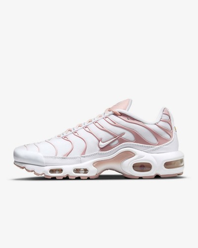 Original Womens Nike Air Max Plus White Pink Oxford Trainers DM2362 101 | eBay