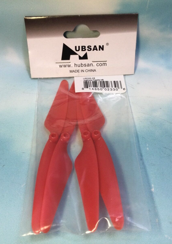 Original Hubsan H502E and 502S Quadcopter Propeller Blades Full Set 502E-03 Red - Picture 4 of 10