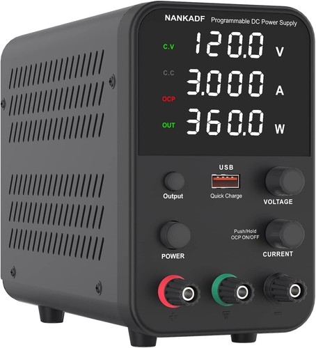 Precision 0-120V 0-3A Adjustable DC Power Supply USB Fast Charge Interface Bench - Picture 8 of 13