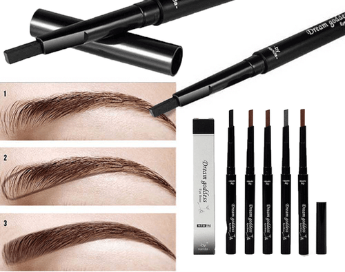 Waterproof Eye Brow Eyeliner Eyebrow Pen Pencil Makeup Cosmetic Tool - Picture 2 of 17