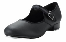 Linodes Unisex PU Leather Easy Strap Tap Shoe Dance Shoes for Women and Men's...