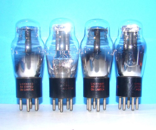 No type 76 RCA radio audio amplifier vacuum 4 tubes valves tested ST shape 276 - Picture 2 of 3