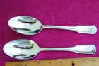 2 Wallace WHITNEY American Chippendale Large Serving Spoons 18/10