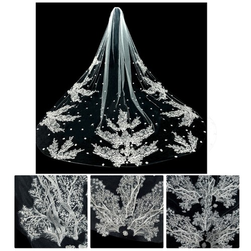 Wedding Veil Bridal Veil Bride To Be Gift, Bridal Shower, Wedding Long Veil - Picture 2 of 8