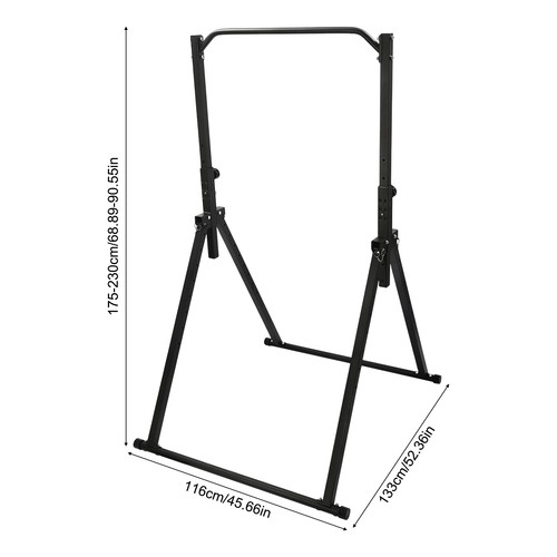 Pull Up Bar Power Tower Dip Station for Home Gym Workout Adjustable Heavy Duty - Picture 3 of 13
