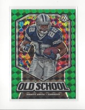 2020 Panini Mosaic Old School Mosaic Green #8 Emmitt Smith Cowboys 