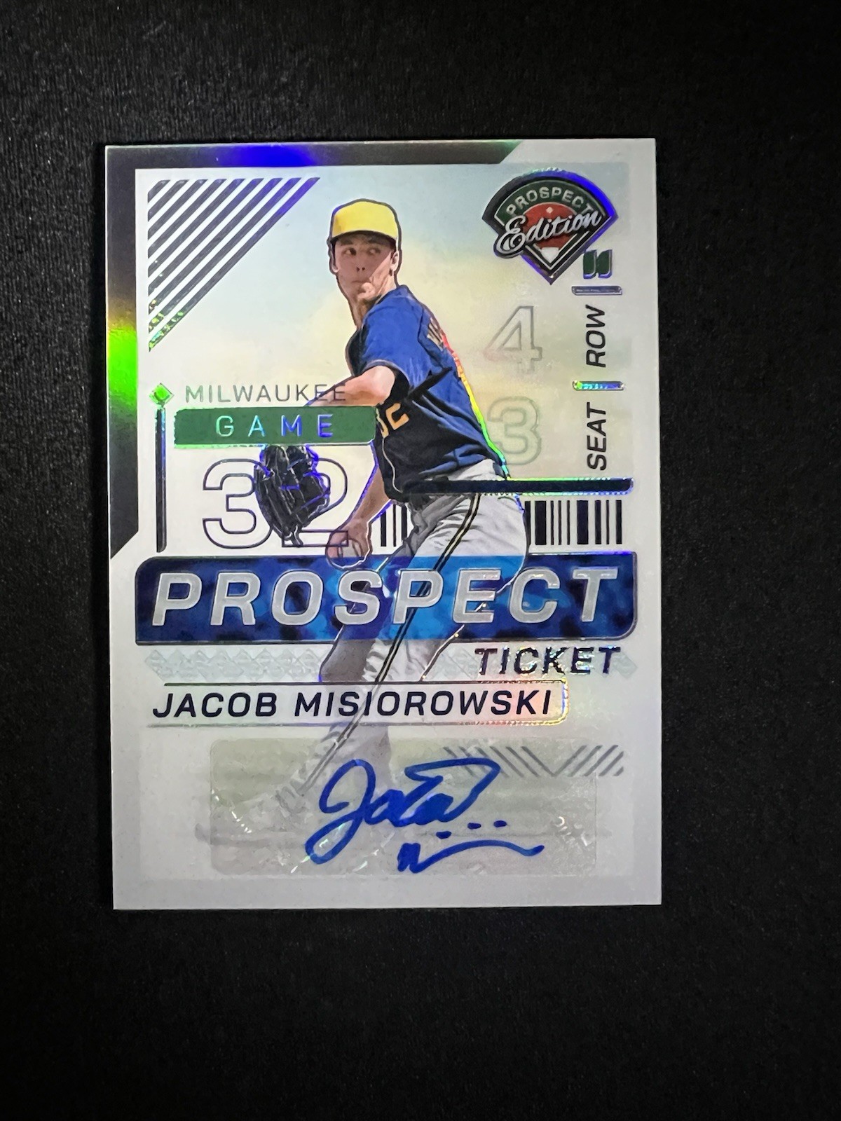2024 Panini Prospect Edition - Jacob Misiorowski #156 Silver Prizm (RC) Auto