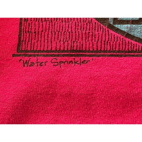 Fruit of the Loom George Toya Water Sprinkler Graphic Single Stitch T-Shirt L - Bild 7 von 9