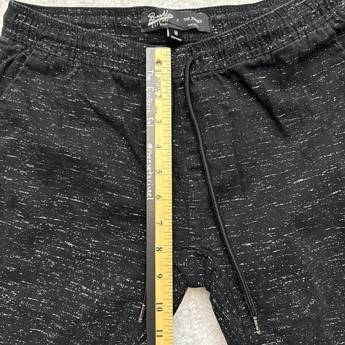 Brooklyn Cloth Boys M The Jogger Sweat Pants Black Ankle Zip Cuff Stretch Twill - Picture 3 of 8