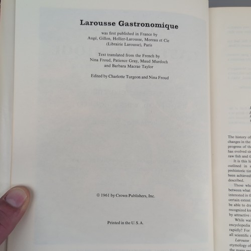 Larousse Gastronomique Cookbook 1961 VTG 1st American Book Club Edition HC DJ - Picture 8 of 11