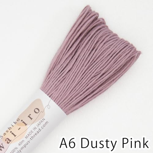 Sashiko Dusty Color Thread Set 10Colors Embroidery Sewing Awai-iro Olympus Japan - Picture 7 of 9