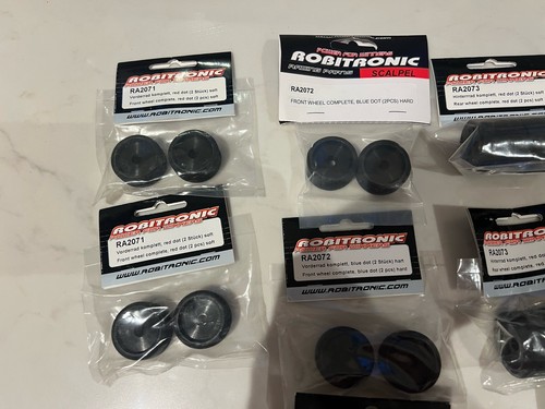 Wheels And Tires Lot Robitronic 1/18 Scale Pan Car, Xray, Associated , CRC Losi - Picture 5 of 11