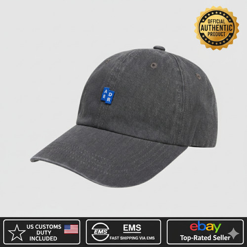 Ader Error Sig; TRS Tag Cap 01 Charcoal (100% Authentic)