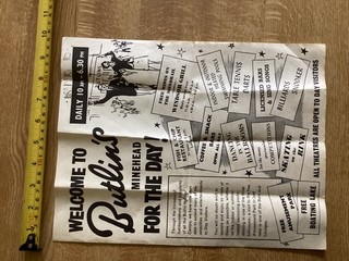 HISTORICAL BUTLINS MINEHEAD DAY VISITOR LEAFLET